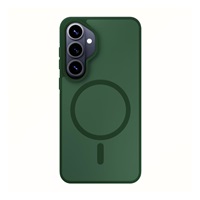 3mk ochranný kryt Smoke MagCase Green pro Samsung Galaxy S26+