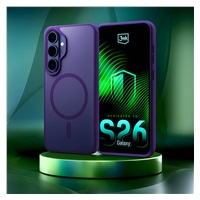3mk ochranný kryt Smoke MagCase Purple pro Samsung Galaxy S26