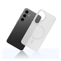 3mk ochranný kryt Smoke MagCase White pro Samsung Galaxy S25