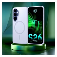 3mk ochranný kryt Smoke MagCase White pro Samsung Galaxy S26