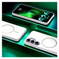 3mk ochranný kryt Smoke MagCase White pro Samsung Galaxy S26