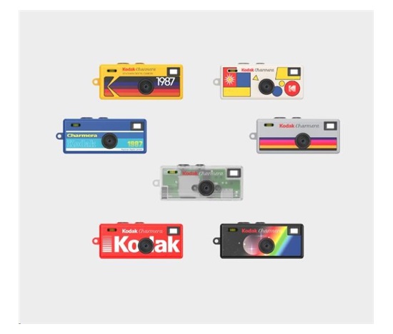 BAZAR - Kodak Charmera Keychain Digital Camera Blind Box - Poškozený obal (Komplet)