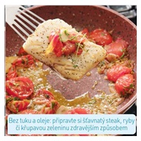 BAZAR - Livington Copper & Stone Pan 28 cm - Poškozený obal (Komplet)