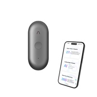 PLAUD Note Pin S Black - AI hlasový záznamník + náramek a šňůrka na krk