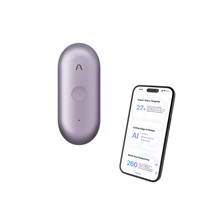 PLAUD Note Pin S Purple - AI hlasový záznamník + náramek a šňůrka na krk
