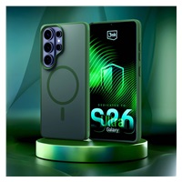 3mk ochranný kryt Smoke MagCase Green pro Samsung Galaxy S26 Ultra