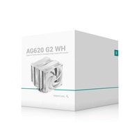 DEEPCOOL CPU Chladič AG620 G2 WH, 2x120mm, LGA1851, AM5, bílá