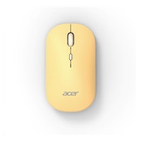 ACER Myš Wireless Mouse AMR130 Yellow - Dual mode 2.4GHz + BT 5.2, 4 tlačítka, 800/1200/1600 dpi, USB Polling rate 125Hz – náhled 1