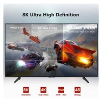PREMIUMCORD Ultra High Speed HDMI 2.1 optický fiber kabel 8K@60Hz, zlacené 5m