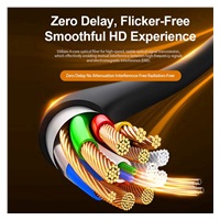 PREMIUMCORD Ultra High Speed HDMI 2.1 optický fiber kabel 8K@60Hz, zlacené 15m