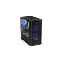 ENDORFY Case Signum M30 ARGB, Průhledná bočnice, mATX, 3x120mm, černá