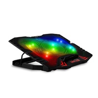 EVOLVEO Ania 5RGB, chladicí podložka pro notebook, 5x ventilátor, RGB podsvícení