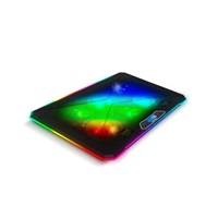 EVOLVEO Ania 9RGB, chladící podložka pod notebook, 6x ventilátor, RGB podsvícení ventilátorů a obvodu