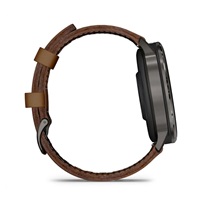 Garmin Venu 4 (45 mm) Slate / Černý silikonový řemínek a Hnědý kožený řemínek, EU (upravit kartu)