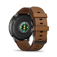 Garmin Venu 4 (45 mm) Slate / Černý silikonový řemínek a Hnědý kožený řemínek, EU (upravit kartu)