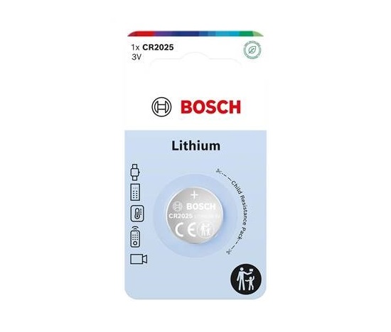 Bosch CR2025B1/00 Lithium (Blistr 1 ks)