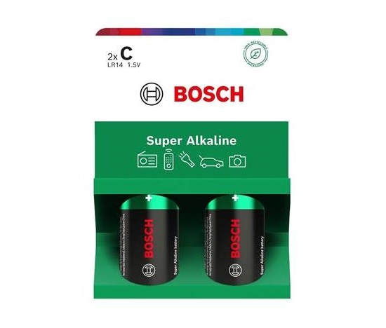 Bosch LR14SA2B/00 Super Alkaline (Blistr 2 ks)