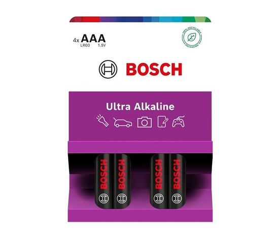 Bosch LR03UA4B/00 Ultra Alkaline (Blistr 4 ks)