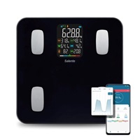 Salente MaxFit, chytrá osobní diagnostická fitness váha, Bluetooth, černá