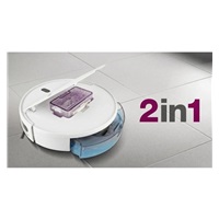 Salente R2, robotický vysavač, stírání vodou, nabíjecí stanice, bílý