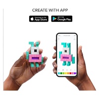 BAZAR - PIXIO Mini Dinos magnetická stavebnice - Poškozený obal (Komplet)