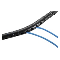 EVOLVEO CableHold, organizér kabelů, 2,5 m x 2 cm, samosvorný, černý