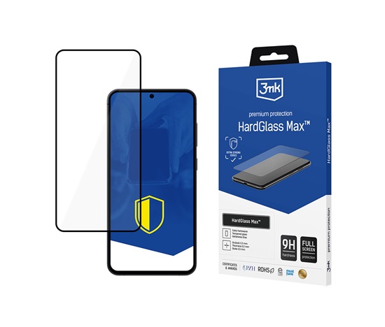 3mk tvrzené sklo HardGlass Max Black pro Samsung Galaxy S25+