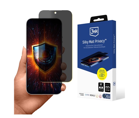 3mk ochranná folie Silky Matt Privacy pro Xiaomi 17 Ultra