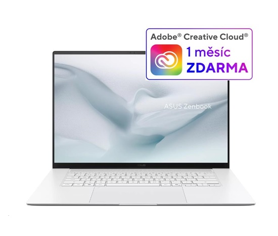 ASUS NTB Zenbook S 16 (UM5606GA-OLED176X), Ryzen™ AI 9 465, 16" 2880 x 1800, 32GB, 2TB SSD, Radeon 880M, W11 Home, White