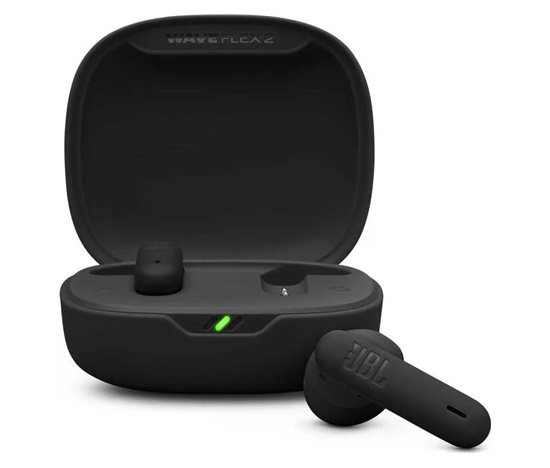 JBL Headphones In-Ear Wave Flex 2 black
