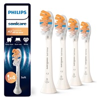 Philips HX9094/87 Sonicare Premium All-in-One A3 4 ks, náhradní hlavice, standardní hlavice, nasazovací, bílá