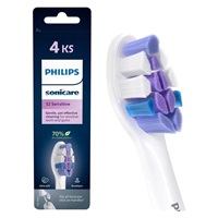Philips HX6054/87 Sonicare Sensitive S2 4 ks, náhradní hlavice, standardní hlavice, nasazovací, bílá