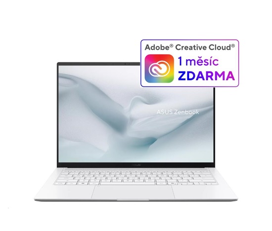 ASUS NTB Zenbook S 14 (UX5406AA-OLED081X), Ultra 9 386H, 14" 2880 x 1800, 32GB, 1TB SSD, Intel, W11 Pro, White