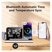 WG Multifunkční zařízení 7v1 (hodiny, datum, teplota, nabíječka telefon+hodinky+sluchátka)