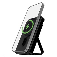 WG Powerbank 10000 mAh s nabíjecím slotem na Apple Watch a stojánkem/black