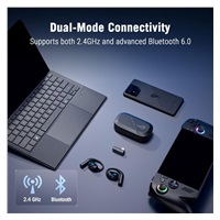 ASUS sluchátka ROG Cetra Open Wireless, BT + RF 2.4 GHz, RGB, černá