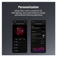 ASUS sluchátka ROG Cetra Open Wireless, BT + RF 2.4 GHz, RGB, černá