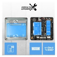 MSI PC Cubi 5 1M-484BEU, Core 3 100U, 8GB, N/A, N/A, No OS, Black