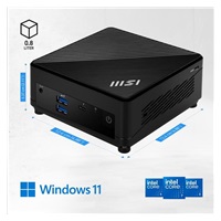 MSI PC Cubi 5 1M-484BEU, Core 3 100U, 8GB, N/A, N/A, No OS, Black