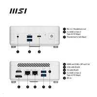 MSI PC Cubi 5 1M-485BEU, Core 3 100U, 8GB, N/A, N/A, No OS, White