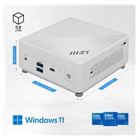 MSI PC Cubi 5 1M-485BEU, Core 3 100U, 8GB, N/A, N/A, No OS, White