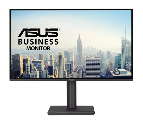 ASUS LCD 27" BE27AQ, 2560x1440, 350nits, 75Hz, 5ms, HDR10, High adj., Vesa, DP, HDMI, USB, Audio, Repro, Black