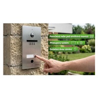 EVOLVEO DoorPhone ID-1, 2drátový videotelefon s RFID, otiskem prstu a podporou ONVIF kamer
