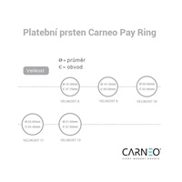 CARNEO PAY RING BRUSHED vel. 13