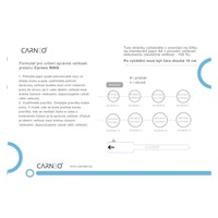 CARNEO PAY RING glossy white size 10