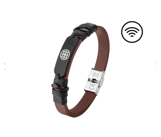 CARNEO PAY Fashion bracelet Iron spirit brown