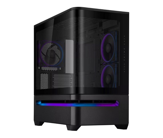 BAZAR ASUS Case AP202 PRIME CASE, mATX, Průhledná bočnice, 3x 120mm ARGB Fan, černá (POŠKOZENÝ OBAL)