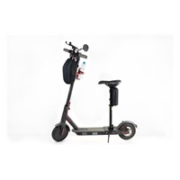 Small Back Seat for Xiaomi Scooter M365/1S/Pro/Pro2 Black-Red (OEM)