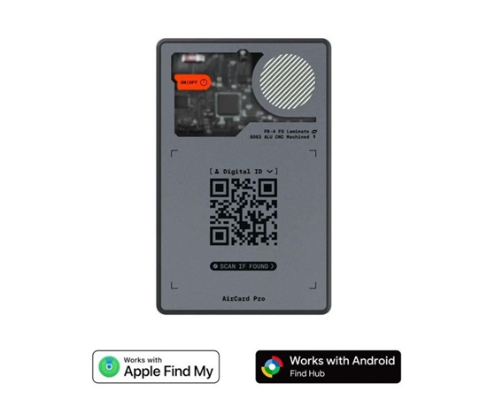 Rolling Square AirCard Pro Dual – Apple, Android Bluetooth tracker