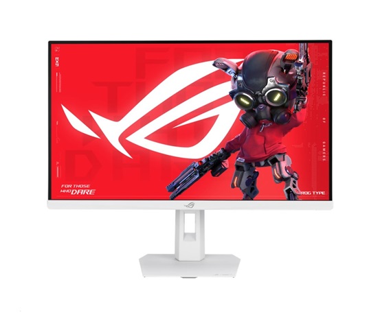 ASUS LCD 27" XG27ACMES-W ROG Strix, 2560x1440, 350nits, 255Hz, 1ms, HDR10, VESA, DP, HDMI, USB-C, White